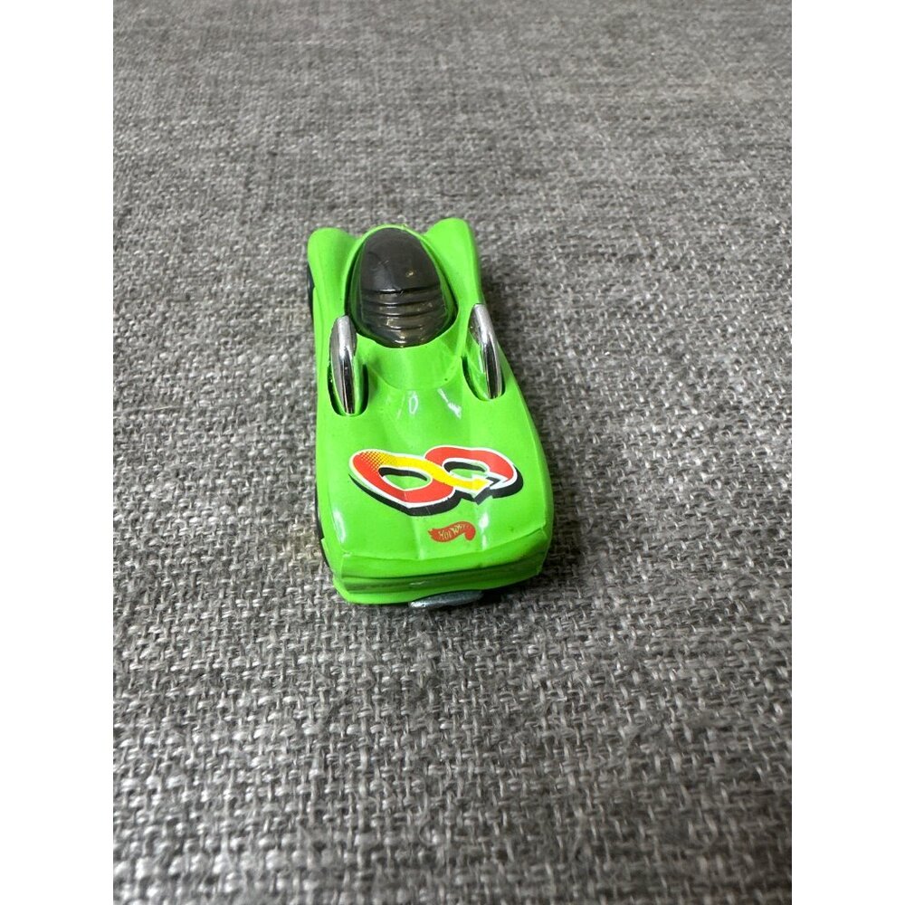 1995 Hot Wheels Power Pipes Die-Cast Toy Car Green With Yellow & Red Details - Picture 2 of 6